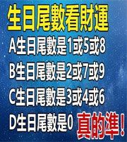揭阳你的生日尾数是几？命运如何？